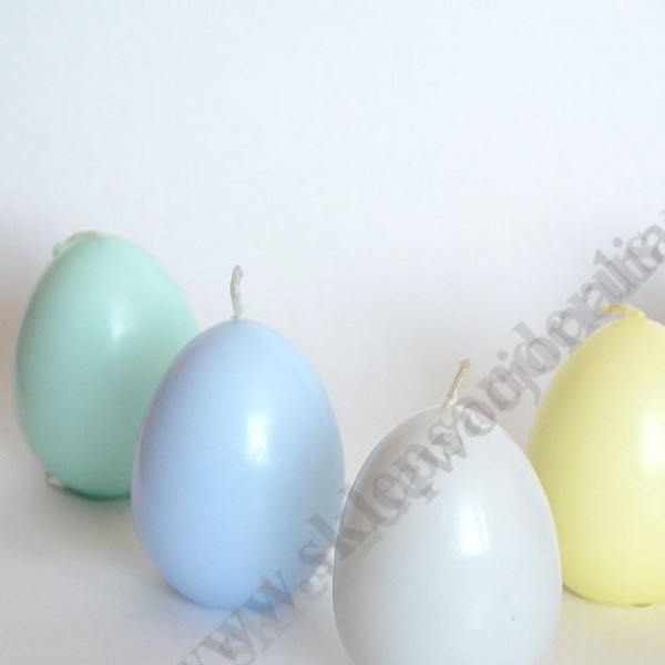 ŚWIECA JAJKO - wys. 6 cm - 84533