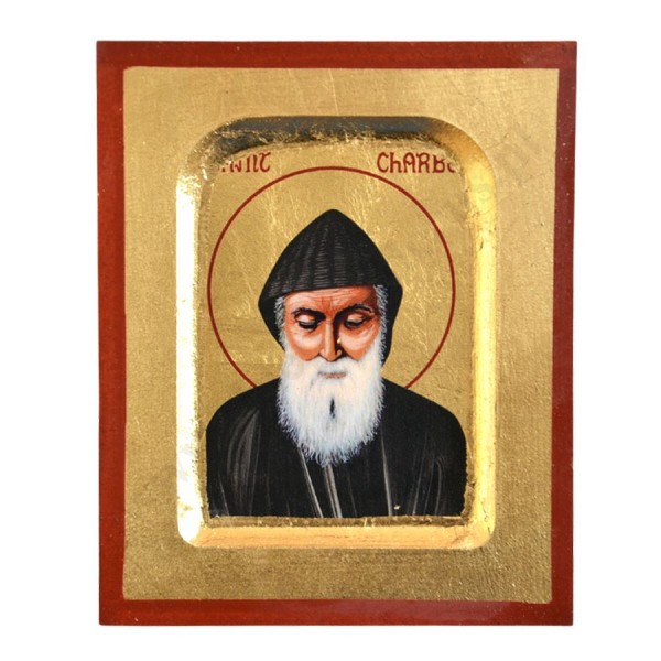 ŚWIĘTY CHARBEL - ikona 10.2 x 12.4 cm - 87170