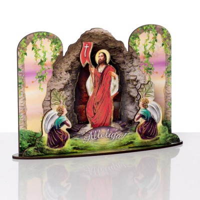 GROTA JEZUS ZMARTWYCHWSTAŁY - do składania - 88843