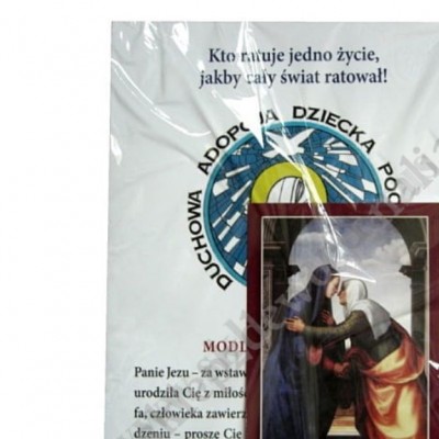 DUCHOWA ADOPCJA DZIECKA POCZĘTEGO - ZESTAW - 50819