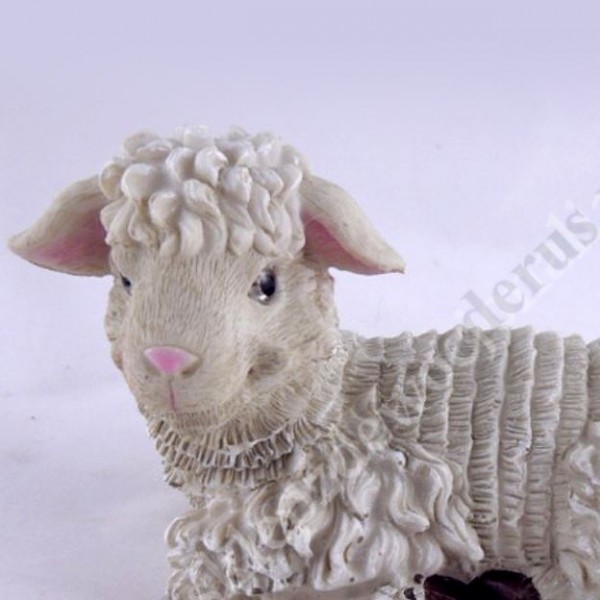 BARANEK WIELKANOCNY LEŻĄCY -  wys. 10 cm - A2534