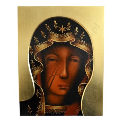 MATKA BOŻA CZĘSTOCHOWSKA - obraz  24 x 31 cm - 81697