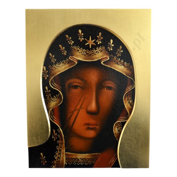 MATKA BOŻA CZĘSTOCHOWSKA - obraz  24 x 31 cm - 81697