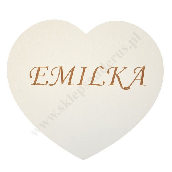 SERCE Z IMIENIEM - wys. 22.5 cm - 5910