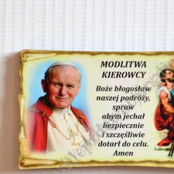 PLAKIETKA Z MODLITWĄ KIEROWCY - 6074