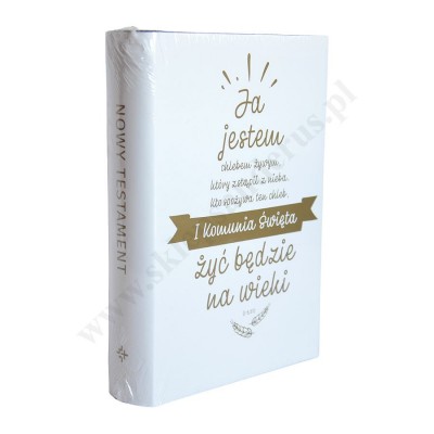 NOWY TESTAMENT Z INFOGRAFIKAMI -  FORMAT B5 - 62129
