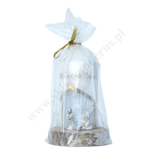 ŚWIECA NA BOŻE NARODZENIE - wys.12 cm - 87215