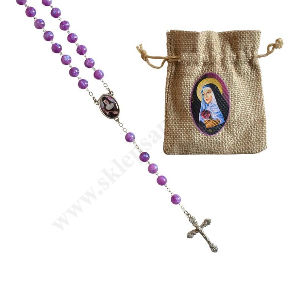RÓŻANIEC ŚWIĘTEJ RITY W WORECZKU - 65740