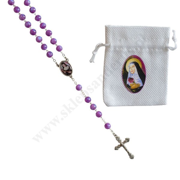 RÓŻANIEC ŚWIĘTEJ RITY W WORECZKU - 65740