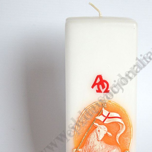 ŚWIECA WIELKANOCNA - wys.17 cm - 84462