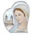 MATKA BOŻA MEDUGORJE - OBRAZEK SREBRNY KOLORYZOWANY 16 x 20 cm - SA0006/3C
