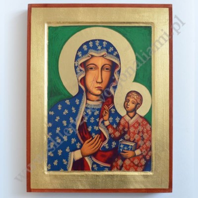 MATKA BOŻA CZĘSTOCHOWSKA - ikona - 24 x 31 cm