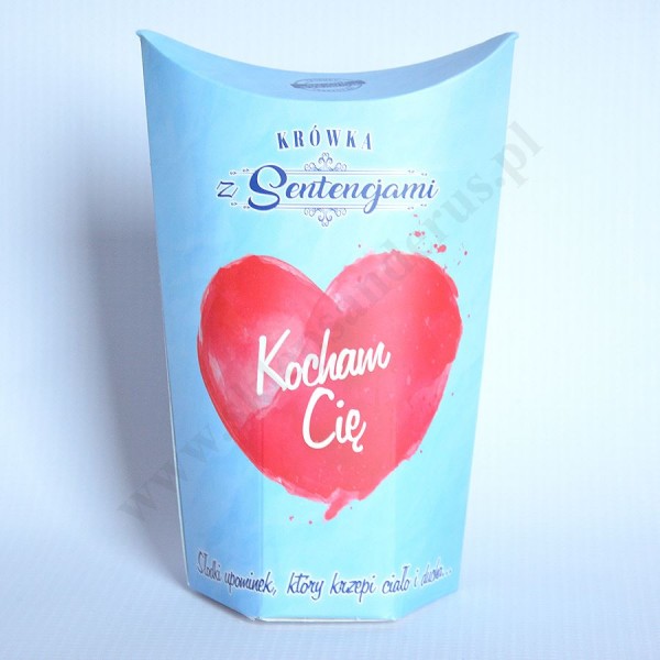 KRÓWKI Z SENTENCJAMI - KOCHAM CIĘ 250G - 72022