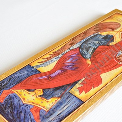 ŚWIĘTY MICHAŁ ARCHANIOŁ - ikona 14.2 x 34 cm - 50817