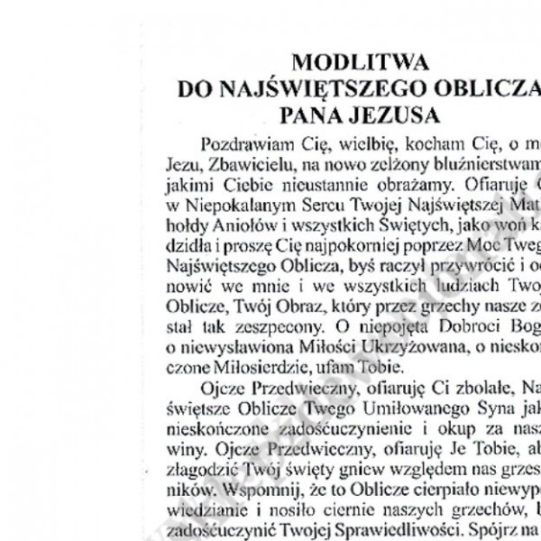 OBLICZE PANA JEZUSA Z CAŁUNU - obrazek 6.5 x 10 cm - paczka 100 szt. - 6910