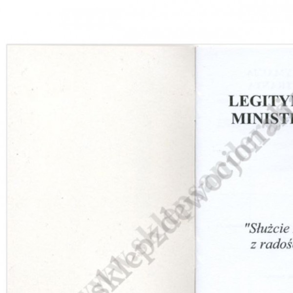 LEGITYMACJA MINISTRANTA