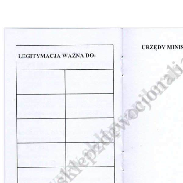 LEGITYMACJA MINISTRANTA