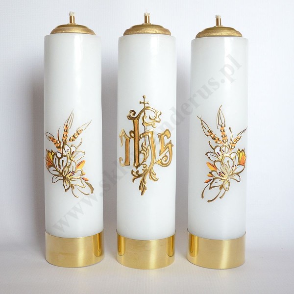 ŚWIECE EUCHARYSTYCZNE - wys. 30 cm - komplet - 69467