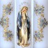 ŚWIECE MARYJNE - wys. 30 cm - komplet - 51440