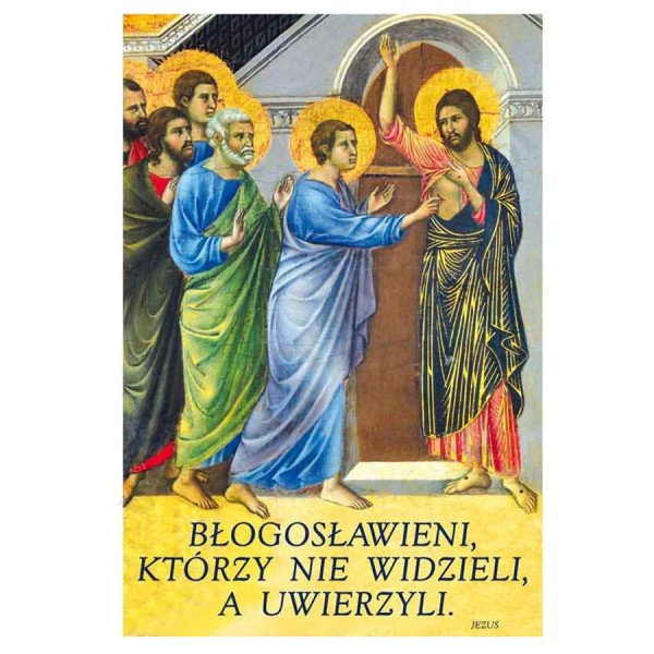 PLAKAT - BŁOGOSŁAWIENI... - format 33,5 x 49 cm - 50040