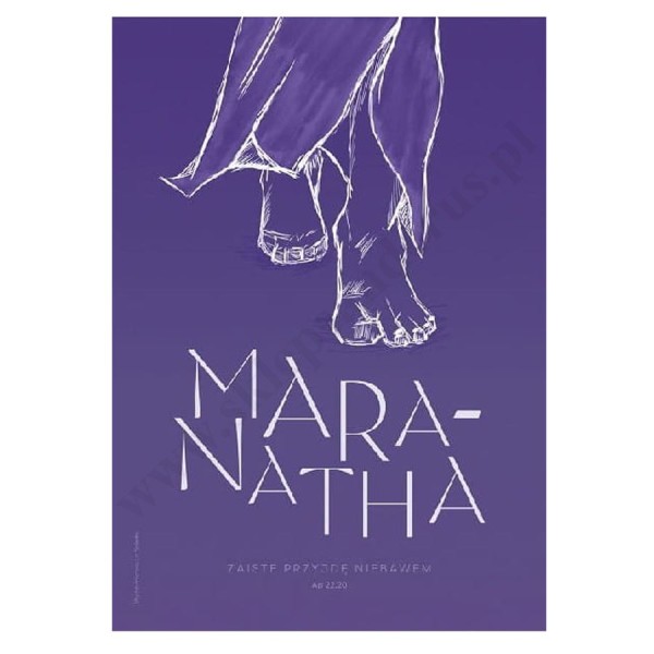 PLAKAT - MARANATHA - format 33 x 48 cm - 4784