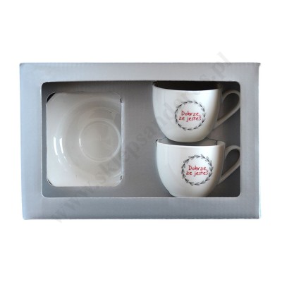 FILIŻANKI ESPRESSO - zestaw - 60445