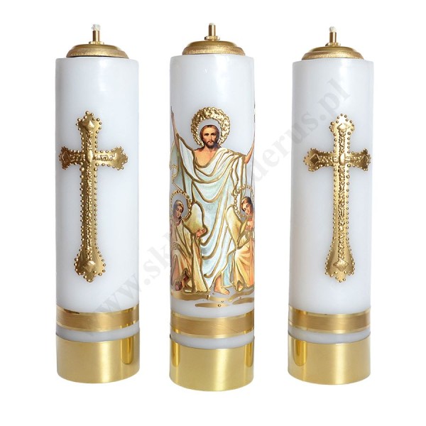 ŚWIECE NA WIELKANOC - wys. 30 cm - komplet - 85338