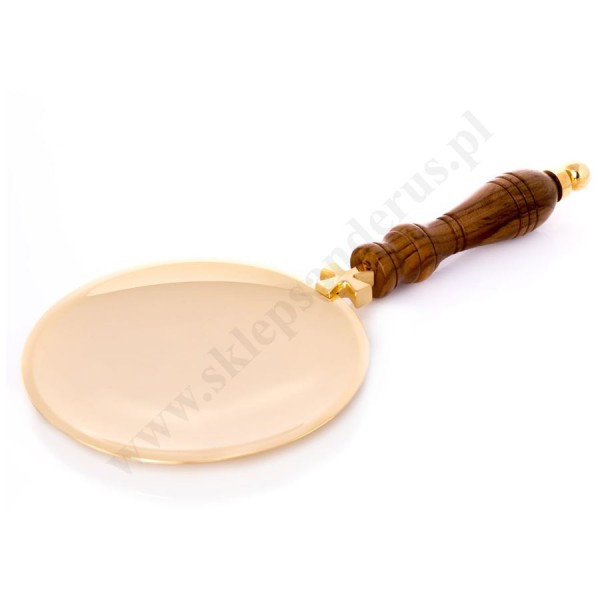 PATENA Z RĄCZKĄ DREWNIANĄ - 88985