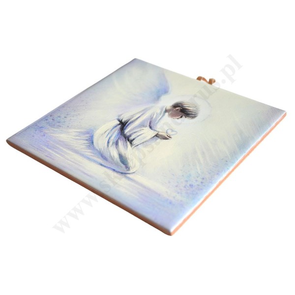 CHŁOPIEC - obrazek na ceramice 15 x 15 cm - 56491