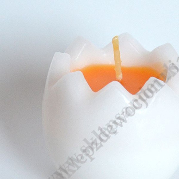 ŚWIECA JAJKO - wys.4.5 cm - 88582
