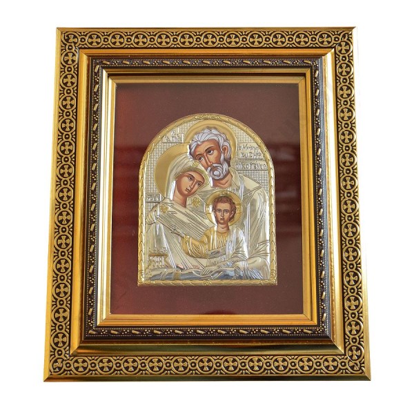 ŚWIĘTA RODZINA - ikona w ramce za szkłem 26.5 x 30.5 cm - 30088