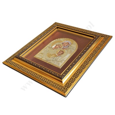 ŚWIĘTA RODZINA - ikona w ramce za szkłem 26.5 x 30.5 cm - 30088