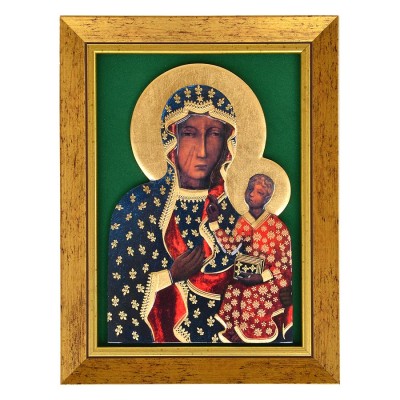 MATKA BOŻA CZĘSTOCHOWSKA - 21.3 x 28 cm - 0987