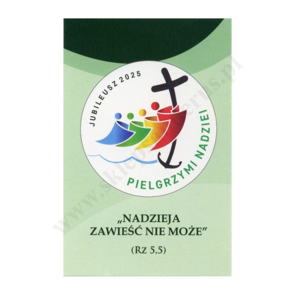 ROK JUBILEUSZOWY 2025 - obrazek 6.5 x 10 cm - paczka 100 szt. - 3967