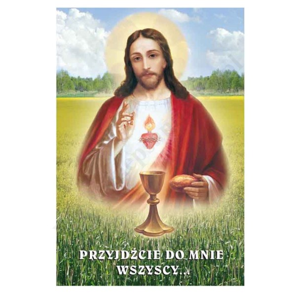 PLAKAT - PRZYJDŹCIE DO MNIE WSZYSCY - format 33,5 x 49 cm - 4083