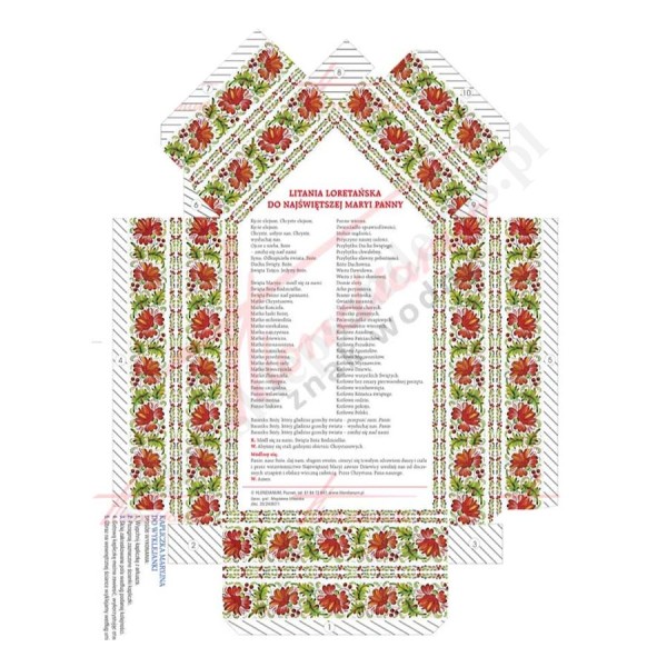 KAPLICZKA MARYJNA - kontrolka majowa - KPL.10 szt. - 75673