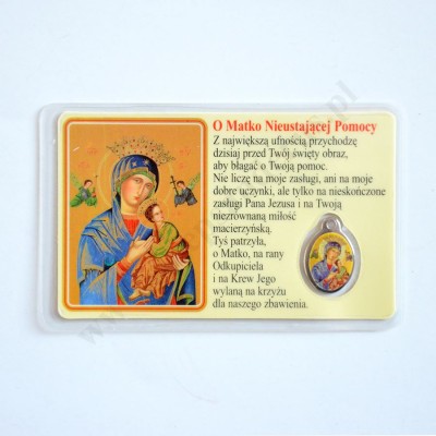 MATKA BOŻA NIEUSTAJĄCEJ POMOCY - MEDALIK FOLIOWANY - 71870