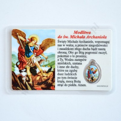 MICHAŁ ARCHANIOŁ - MEDALIK FOLIOWANY - 71871