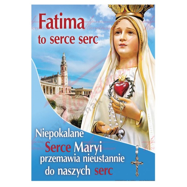 PLAKAT - FATIMA TO SERCE SERC - format A3 - 8422