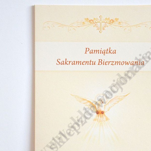 PAMIĄTKA SAKRAMENTU BIERZMOWANIA - 50677