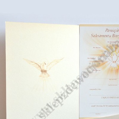 PAMIĄTKA SAKRAMENTU BIERZMOWANIA - 50677