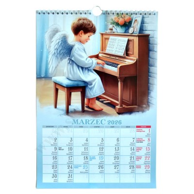 KALENDARZ DLA DZIECI 2026 - format 22,5 cm x 33 cm - 58807