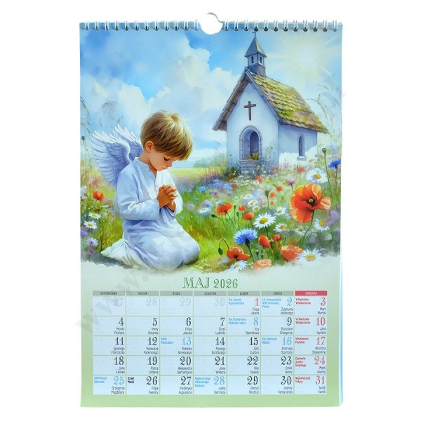 KALENDARZ DLA DZIECI 2026 - format 22,5 cm x 33 cm - 58807
