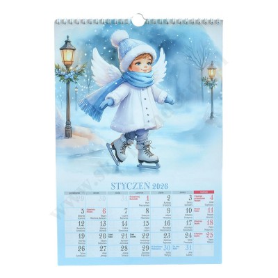 KALENDARZ DLA DZIECI 2026 - format 22,5 cm x 33 cm - 3109