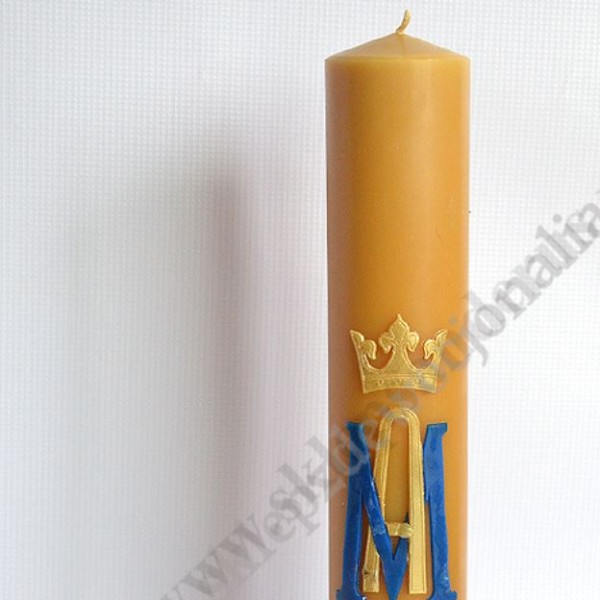 ŚWIECA MARYJNA - wys.33 cm - 84464