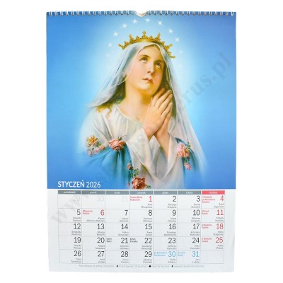 KALENDARZ 2026 - MARYJNY - format 29,5 x 40,5 cm - 85173