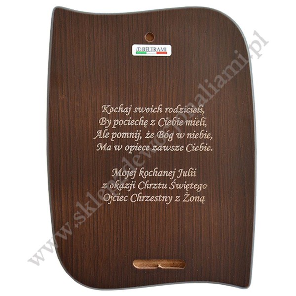 PAMIĄTKA CHRZTU ŚWIĘTEGO - OBRAZEK SREBRNY 12 x 12 cm - VL853S2/3L