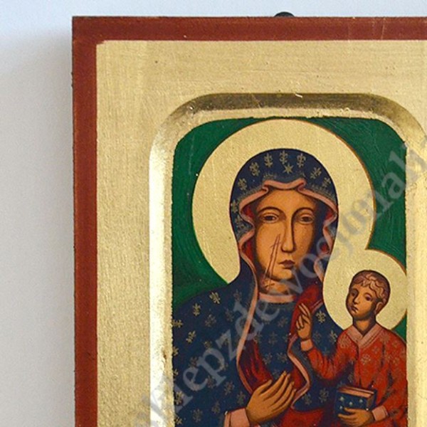 MATKA BOŻA CZĘSTOCHOWSKA - ikona - 10.5 x 13 cm