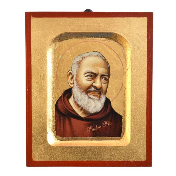 ŚWIĘTY OJCIEC PIO - ikona 10.2 x 12.4 cm - 50073