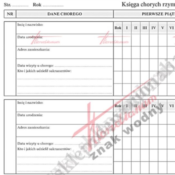 KSIĘGA CHORYCH - 71544